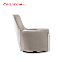 Ensemble de chaises de salon en gros au design moderne avec fauteuil d'appoint et chaise longue pour usage domestique
