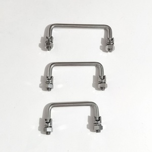 มือจับตู้แบบพับได้ หมุนได้ ทำจากสแตนเลส 304 และเหล็กกล้าคาร์บอน สำหรับใช้ในครัวและโรงแรม ทนทาน ติดตั้งง่าย - Product Image 1