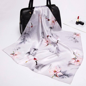 Pañuelo Cuadrado de Chifón Personalizado de 90 cm para Mujer, Pañuelo Grande para la Cabeza, Hiyab Musulmán, Bandana para Decoración del Cabello - Product Image 5