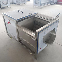 Machine de nettoyage de têtes et de sabots de porcs, machine de nettoyage de têtes et de sabots de moutons, machine de nettoyage multifonctionnelle à rouleaux brosse