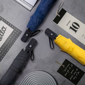 Parapluie pliant 3 sections personnalisé avec logo, le plus vendu, abordable, anti-pluie et anti-UV, compact, idéal pour cadeau d'affaires - Product Image 4