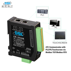 وحدة درجة الحرارة الحرارية من 4 قنوات من النوع K وحدة إدخال TC وحدة عزل كاملة القناة وحدة Modbus IO - Product Image 1