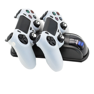 Base de carga de doble potencia Base de estación de carga para Playstation 4 <span class=keywords><strong>PS4</strong></span> Accesorios para juegos - Product Image 5
