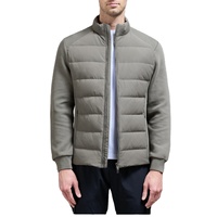 Veste matelassée technique TN personnalisée pour hommes, panneaux avant pour l'ajout de tissu doux sur les manches et l'arrière de la veste