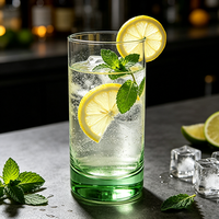 Verre cylindrique épais coloré en verre borosilicate de haute qualité pour hôtels, restaurants et fêtes – Vente en gros