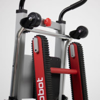 EmssRobot-Tostaer Plateforme élévatrice motorisée pour escaliers, robuste, pliable, portable, en aluminium, avec chenilles