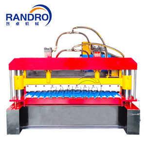 RANDRO 필리핀 싱글 스킨 미니 리브 루핑 시트 차가운 지붕 롤 성형 기계 금속 지붕 패널 만들기 기계 - Product Image 1