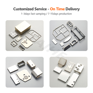 Tùy chỉnh thực hiện chính xác kim loại dập lá chắn SMT PCB Hội Đồng Quản trị bạc nhôm <span class=keywords><strong>RF</strong></span> EMI RFI che chắn khung có thể bao gồm bao vây hộp - Product Image 6