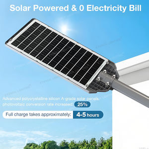 Farola <span class=keywords><strong>Solar</strong></span> Todo en Uno para Exteriores <span class=keywords><strong>de</strong></span> Alto Brillo <span class=keywords><strong>con</strong></span> Lente <span class=keywords><strong>de</strong></span> PC Grande, <span class=keywords><strong>Sensor</strong></span> <span class=keywords><strong>de</strong></span> Movimiento, <span class=keywords><strong>Sensor</strong></span> <span class=keywords><strong>de</strong></span> <span class=keywords><strong>Luz</strong></span>, LED 5054 para Jardín y Camino - Product Image 5
