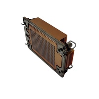 Refroidisseur de processeur de serveur sans ventilateur 1U LGA 4189, dissipateur thermique à ailettes en cuivre VC, chambre à vapeur, refroidissement passif pour centre de données IA