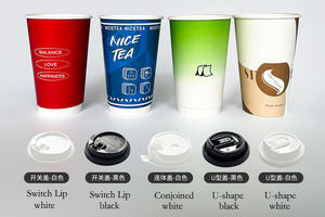 ฝาปิดพลาสติก PP 80 90มม. แบบใช้แล้วทิ้งสำหรับฟองชานมชากาแฟถ้วย - Product Image 2