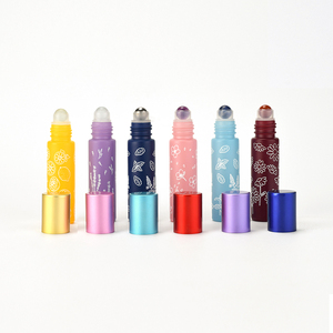 Vendite all'ingrosso di 4ml 6ml 8ml 10ml 15ml cosmetici bottiglie di <span class=keywords><strong>olio</strong></span> essenziale profumo piccole bottiglie di vetro con cuscinetti a sfera - Product Image 4