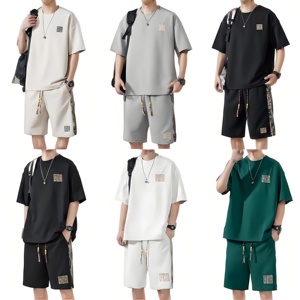 T-shirt Homme Jeune 2025 – Style Chinois Avant-Gardiste Urbain Décontracté – 100% Coton 180 Grammes – Col V – Tissu Dobby – Coupe Classique - Product Image 1