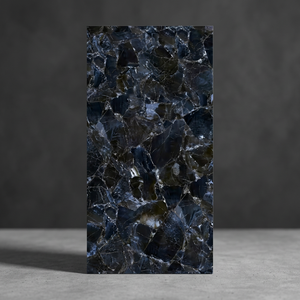 Blue Ice Cube Marble Porcelain Tiles 600x1200mm High Gloss Luxury Floor <b>Wall</b> Slab Tiles - Product Image 4