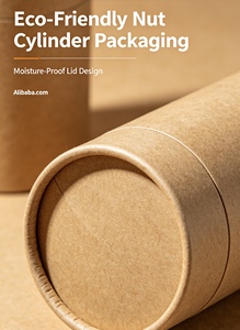 Recipiente de papel hermético con impresión personalizada para mezcla de almendras y anacardos - Product Image 4