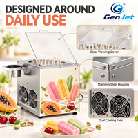 Machine à glaces commerciale 40 positions en acier inoxydable, 1200W, congélateur sur pied pour café et pâtisserie