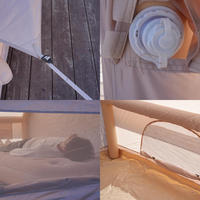 Tente à air pour le glamping Tente familiale de nuit extérieure renforcée abordable Tentes à cabine gonflable pour le camping et l'extérieur de luxe à vendre