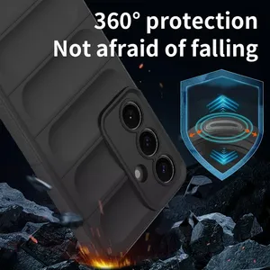 Coque de téléphone simple et douce anti-chute et antichoc pour Samsung Galaxy S25 S24 S23 S22 Ultra Plus FE A55 A35 A16 A06 Note 20 U - Product Image 4