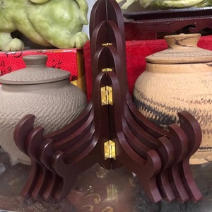 Gỗ hiển thị giá vẽ trang trí tấm bát đứng phote khung đa chức năng trang trí nhà thủ công hiển thị giá vẽ - Product Image 1