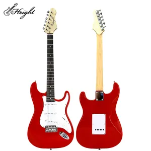 Chitarra elettrica OEM ST chitarra in legno massello con basso elettrico Single Coil * 2 Guitarra Electrica Guitarras-Electricas