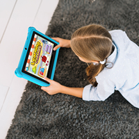 Tablet Infantil de 7 Pulgadas para Niños de 3 a 15 Años con 32 GB de Almacenamiento, Batería de 3000 mAh, Android 12.0, Procesador de Cuatro Núcleos, Resistente a Golpes y al Polvo, ROHS
