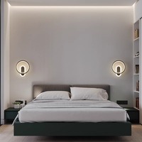 Lampe de lecture LED Chambre à coucher Moderne Simple Chevet Nordic Creative Wall Lamp Energy Saving Hotel Room Personality