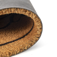 Logo personnalisé tapis paillasson fibre de coco naturelle vierge imprimé coco paillasson