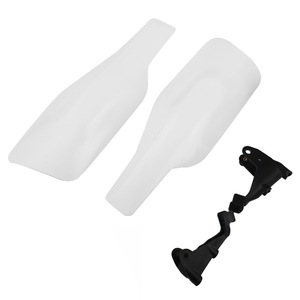 Protège-mains de moto ZUQING en matériau PP blanc, 35cm x 20cm x 10cm, protection contre les chocs pour motos de motocross - Product Image 3