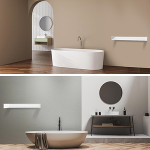 Tendedero de ropa telescópico de metal de alta resistencia para interiores, plegable, montado en la pared, de 4M de altura, con 5 rieles - Product Image 2