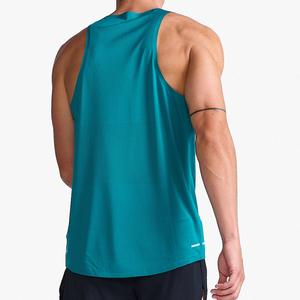 Men Sportswear Factory Running <strong>Vest</strong> Soft Ventilation Gym Training Workouts <strong>Racer</strong> <strong>Back</strong> Mesh Tank <strong>Top</strong> - Product Image 3