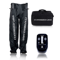 Bottes de récupération de physiothérapie avec logo personnalisé d'usine Masseur de jambes à compression d'air pour la circulation