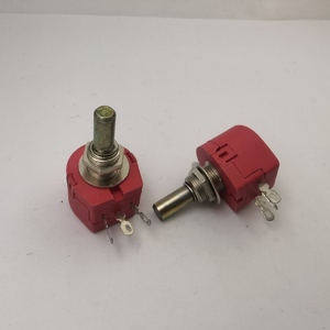Potenciómetro enrollado de alambre de bobina única Lorida W1 WX118 <span class=keywords><strong>ABK</strong></span> 2W 1K 5k10k 50mm potenciómetro de regulación de velocidad de longitud del eje - Product Image 2