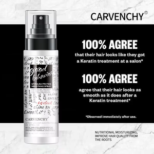 Spray pour <span class=keywords><strong>cheveux</strong></span> apaisant à la kératine végétalienne personnalisé traitement nourrissant sans rinçage qui réduit la sécheresse des frisottis rend les <span class=keywords><strong>cheveux</strong></span> lisses et pendants - Product Image 4