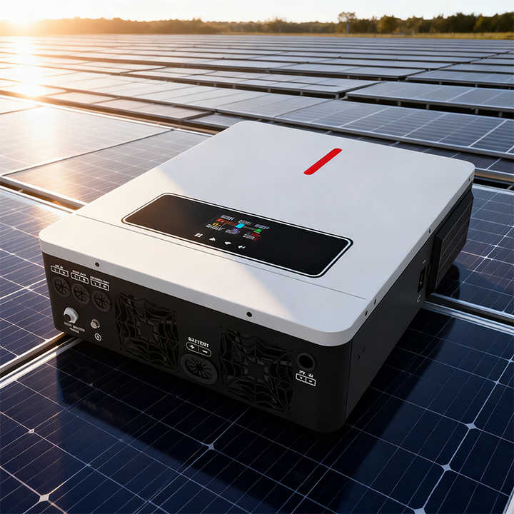 Hot 6KW Dual Output on Off Grid Solar Inverter 24V 48V 4kw Pure Sine ...