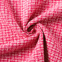 Tissu en tweed de printemps pour veste en tissu de couleur mélangée de style manteau pour filles vêtements en laine grossière en soie brillante tissée