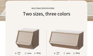 ตู้พลาสติกพับได้สไตล์มินิมอลสำหรับห้องนั่งเล่นในบ้านห้องนอนห้องรับประทานอาหารและตู้เซฟสำหรับโรงเรียนและการใช้งานซูเปอร์มาร์เก็ต - Product Image 5