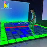 Système mené interactif de jeux de plancher de parc d'attractions de jeux populaires de pièce d'équipement pour le Game Center