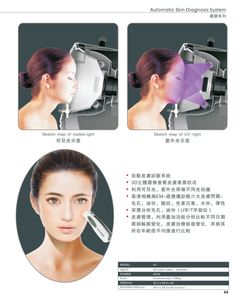 BECO precio de fábrica 3D AI escáner Dispositivo de cámara Monitor de humedad de escritorio para analizador de piel Facial para AU US IT ZA CN enchufes - Product Image 5