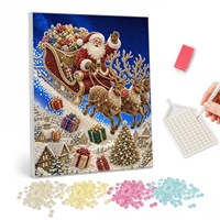 Peinture Perle 5D HengTai : Décoration de Chambre Maison de Dessin Animé, Articles de Décoration de Noël, Artisanat DIY Direct Usine