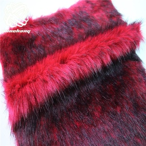 <span class=keywords><strong>Tela</strong></span> de felpa de pelo de zorro falso, supersuave, <span class=keywords><strong>gris</strong></span>, marrón, teñido con punta negra, fabricante de China, venta al por mayor - Product Image 3