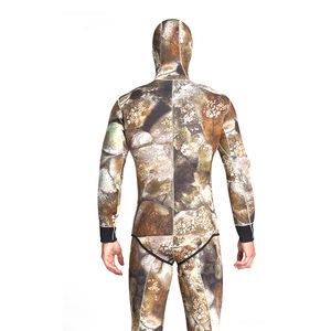 Balance 3mm CR combinaison de chasse sous-marine à manches longues <span class=keywords><strong>Camoufl</strong></span> Librae combinaison en néoprène deux pièces plongée libre natation combinaison de plongée - Product Image 3