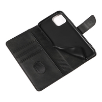 Funda Tipo Cartera de Cuero PU para iPhone 11 Pro - Funda con Soporte, 3 Ranuras para Tarjetas, Cierre Magnético y Carcasa Antigolpes