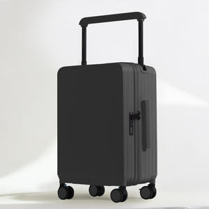 2024 baru desainer kustom LOGO PC lebar troli tas bepergian koper bagasi cangkang keras - Product Image 5