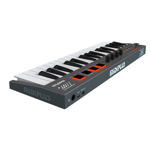 Clavier MIDI miniature MIDIPLUS Tiny+ 32 touches avec 4 pads RGB et 4 boutons, contrôleur MIDI USB professionnel pour la production <span class=keywords><strong>musicale</strong></span> - Product Image 4