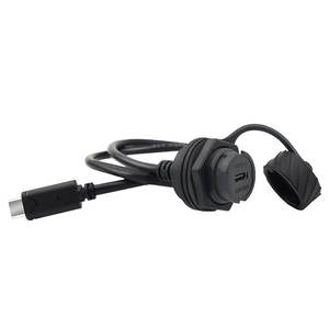 Lshitech ElectricalIP67バルクヘッドUSBTypeC防水コネクタPowercordケーブルジョイナーインターフェイスコネクタ - Product Image 5