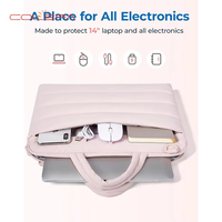 Maletín Colefa OEM para Oficina, Estilo Casual, Impermeable, para Portátil de 14 Pulgadas, con Asa de Mano y Correa para el Hombro