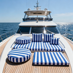 Hochwertige Maßgefertigte Wasserdichte Atmungsaktive UV-Beständige Komfortable und Luxuriöse Yacht-Sofakissen Sitzkissen für Autos - Product Image 5