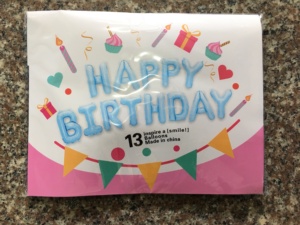 Nuovo arrivo palloncini da 16 pollici con grande bandiera in lamina palloncini colorati con lettere di elio Set di decorazioni per buon <span class=keywords><strong>compleanno</strong></span> - Product Image 6