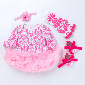 ชุดรอมเปอร์เด็กทารกผ้าฝ้ายดีไซน์สวยงามขายส่ง ชุดเสื้อผ้าเด็กบูติก - Product Image 3