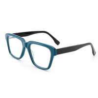 Gafas de lectura de lujo para hombre con montura óptica cuadrada de aro completo, diseño de diamante, marca FSRG, lo último en moda 2026